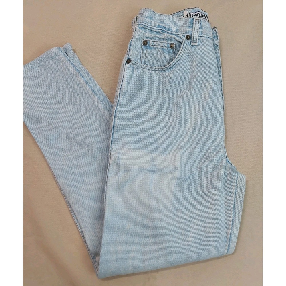 Vintage USA Made Light Wash Straight Leg Jeans Y2K High Rise Womens 6 26x31